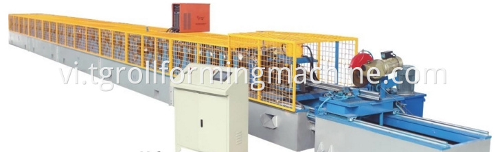 Ninefold Profile Electric Cabinet Roll Forming Machine